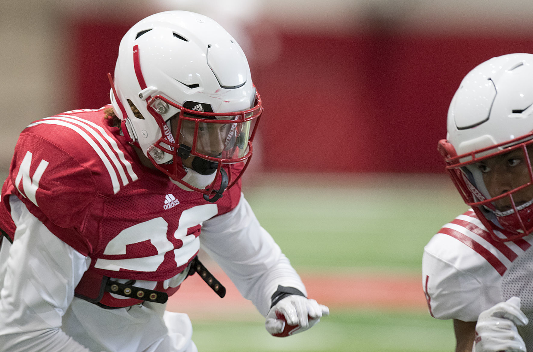 NU football practice, 8.7